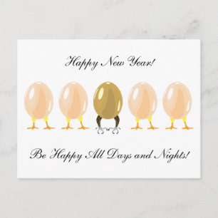 Cartes postales personnalisées dragons et poules