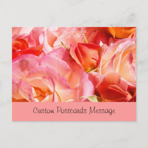 Cartes postales personnalisées Messages Bouquet de