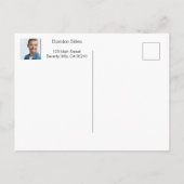 Cartes postales personnalisées pour les acteurs (Dos)