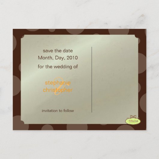 Cartes postales photo à bulles de chocolat/Enregis (Dos)