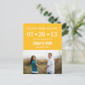 Cartes postales photo de date de sauvegarde jaune  (Debout devant)