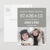 Cartes postales photo de faire-part de mariage flo (Devant / Derrière)