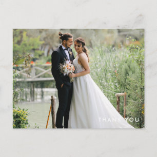 Cartes postales photo de mariage personnalisées Me