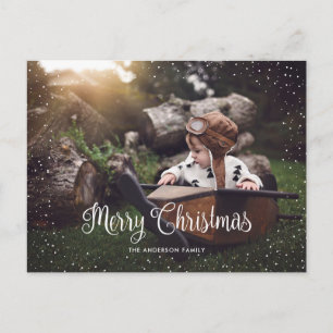 Cartes postales photo de Noël Joyeux Neige Personn