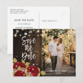 Cartes postales photo pour annoncer la date de mar (Devant / Derrière)