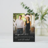 Cartes postales photo pour annoncer une date 4 (Debout devant)