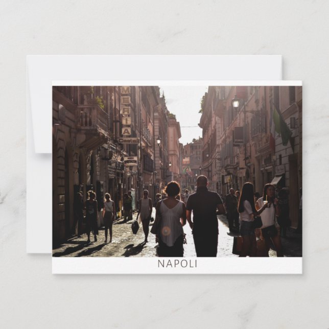 Cartes postales plates de bâtiments de Naples (Nap (Devant)