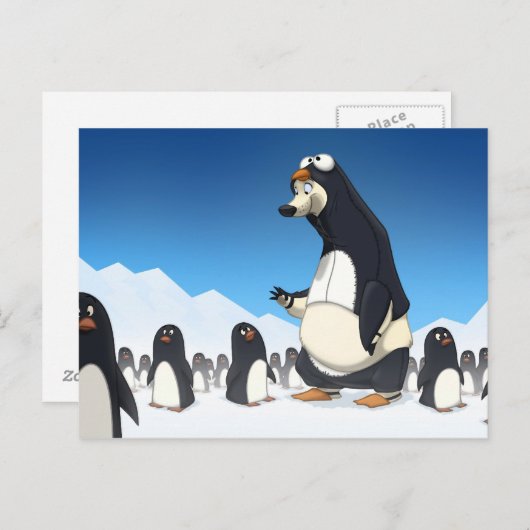 Cartes postales Polar Penguin (Devant / Derrière)