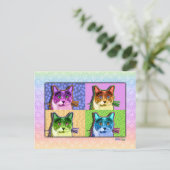 Cartes postales - Pop Art Cat (Debout devant)