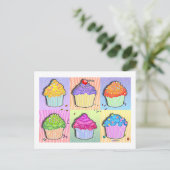 Cartes postales - Pop Art Cupcakes (Debout devant)
