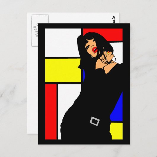 CARTES POSTALES POP ART DESIGNS LOGOS VISUELS (Devant / Derrière)