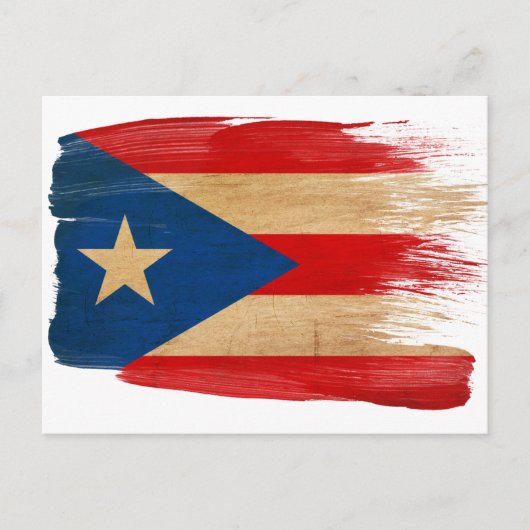 Cartes postales Porto Rico Flag (Devant)