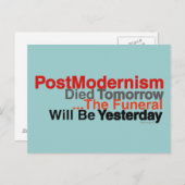 Cartes postales PostModernisme (Devant / Derrière)