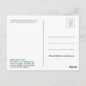 Cartes postales pour activiste de l'environnement (Dos)