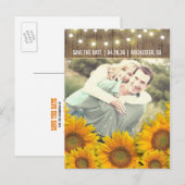 Cartes postales pour annoncer la date de votre mar (Devant / Derrière)