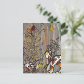 Cartes postales pour chats papillons (Debout devant)
