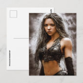 CARTES POSTALES POUR FILLES DE GUERRE D'IMAGINAIRE (Devant / Derrière)