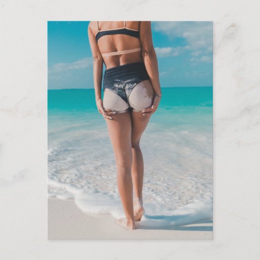 CARTES POSTALES POUR FILLES SANDY BUTT BEACH (Devant)