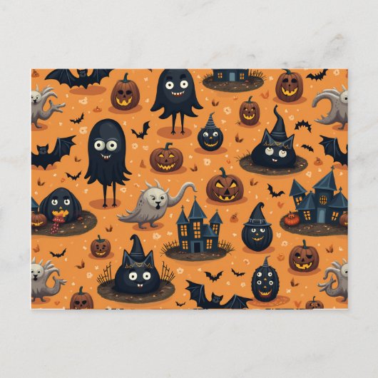 cartes postales pour halloween (Devant)