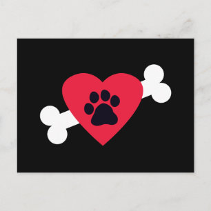 Cartes postales pour la conception du coeur, de l'