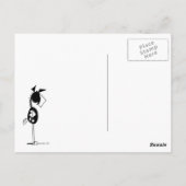 Cartes postales pour la décoration de chevaux amus (Dos)