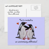 Cartes postales pour le 25e anniversaire de l'amou (Devant / Derrière)