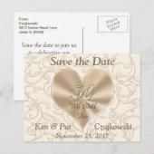 Cartes postales pour le cinquantième anniversaire, (Devant / Derrière)