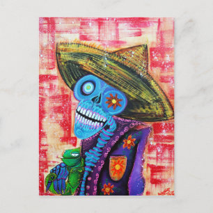 Cartes postales pour le crâne de sucre Los Muertos