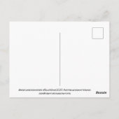 Cartes postales pour les démocrates - Votre vote = (Dos)