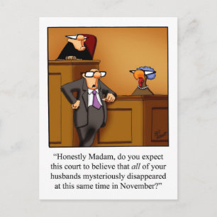 Cartes postales pour l'Humour de Thanksgiving