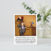 Cartes postales pour l'Humour de Thanksgiving (Debout devant)