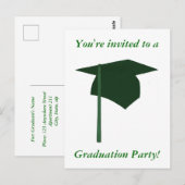 Cartes postales pour l'invitation de la fête de Ca (Devant / Derrière)