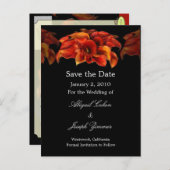 Cartes postales pour sauvegarder la date, lys call (Devant / Derrière)