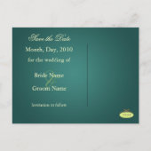 Cartes postales pour sauver la date, (Dos)