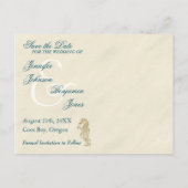 Cartes postales pour sauver la date Hippocampe (Dos)