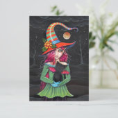Cartes postales pour sorcière Halloween Little Win (Debout devant)