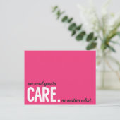 Cartes postales Pro-Choice (Debout devant)