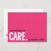 Cartes postales Pro-Choice (Devant / Derrière)