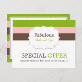 Cartes postales promotionnelles (Devant / Derrière)