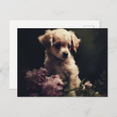Cartes Postales Puppy Briefkaart (Voorkant / Achterkant)