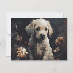 Cartes Postales Puppy Briefkaart