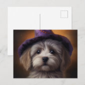 Cartes Postales Puppy Halloween (Devant / Derrière)