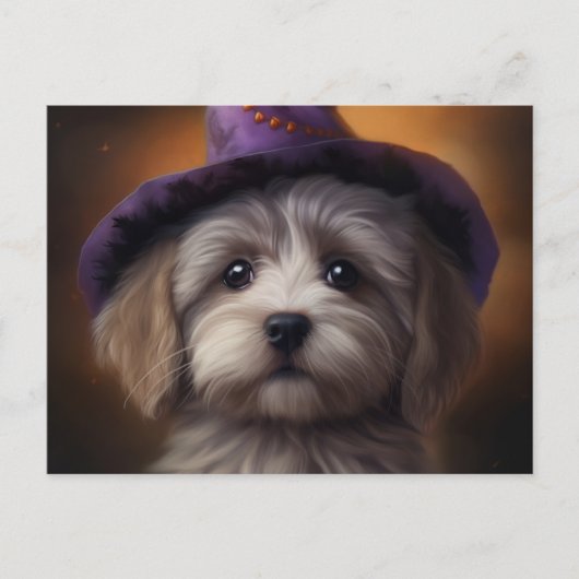 Cartes Postales Puppy Halloween (Devant)