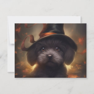 Cartes Postales Puppy Halloween