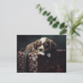 Cartes Postales Puppy Noël (Debout devant)