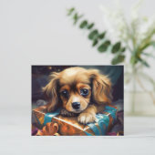 Cartes Postales Puppy Noël (Debout devant)