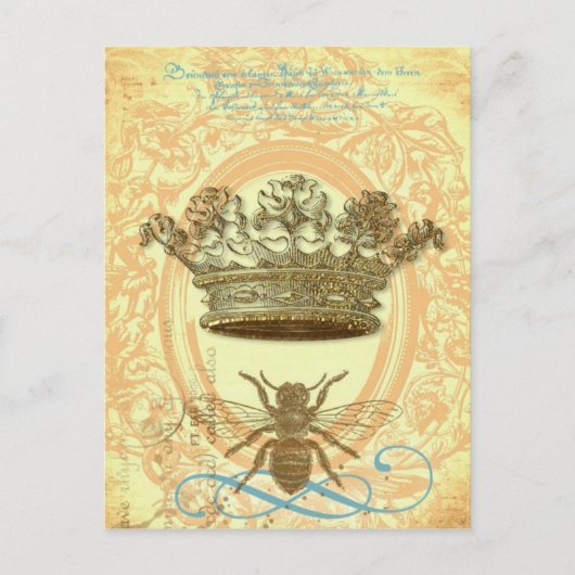 Cartes postales Queen Bee ou invitations (Devant)