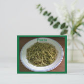 Cartes postales Recette de pesto (Debout devant)