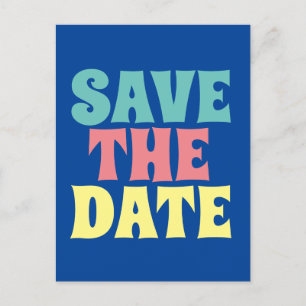 Cartes postales RETRO 1SAUVEGARDEZ LA DATE FÊTE GR