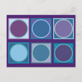 Cartes postales Rétro Tuiles (violet) (Devant)